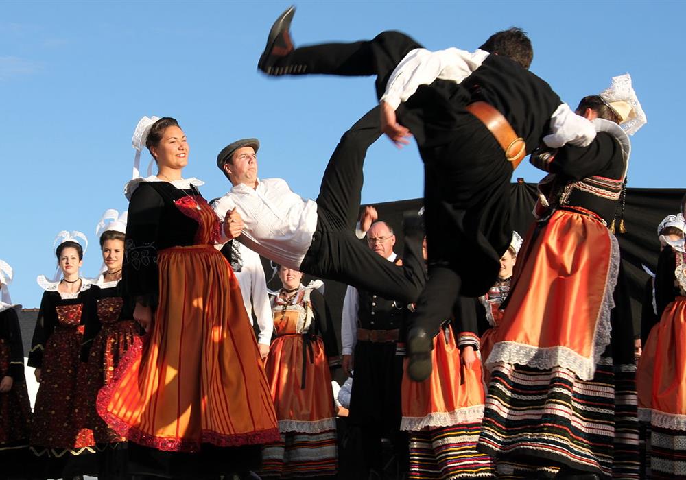 Cabriole lors du festival interceltique de Lorient : camping Ty Nenez à Lorient