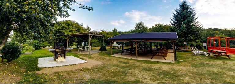 Vu de la terrasse du camping à Lorient Ty Nenez