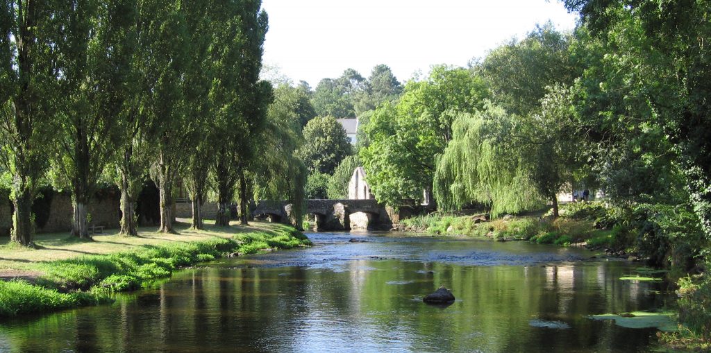 Vu du Pont Scorff, camping à Pont Scorff Ty Nenez