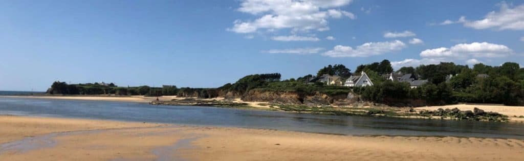 Ty Nenez : Camping Proche Guidel Plage Vue De La Plage A Maree Basse