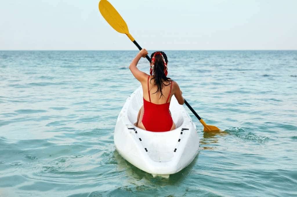 Canoe En Mer A Concarneau